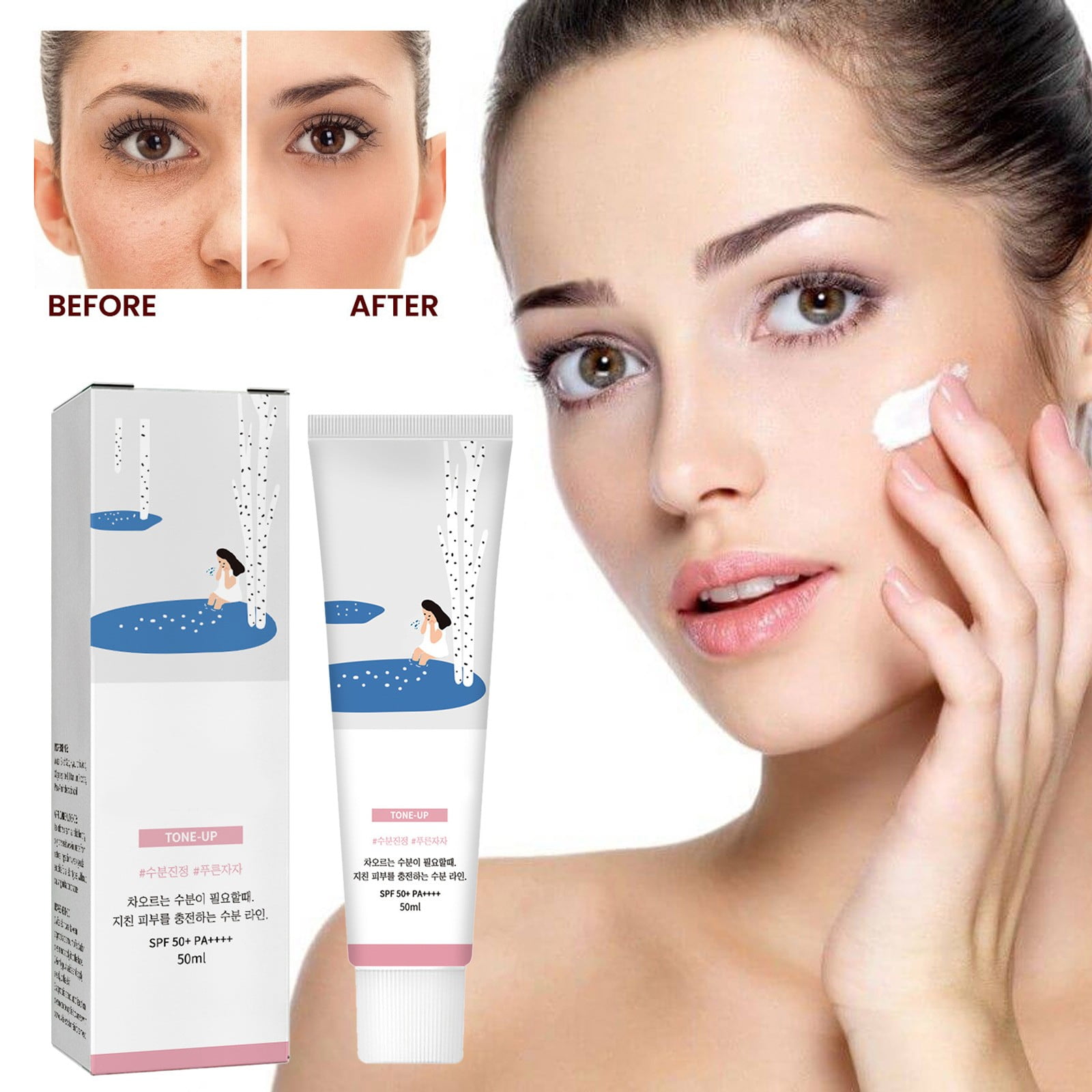 Jhbxhhd Suntan Lotion Isolation Against Light Refreshing Moisturizing