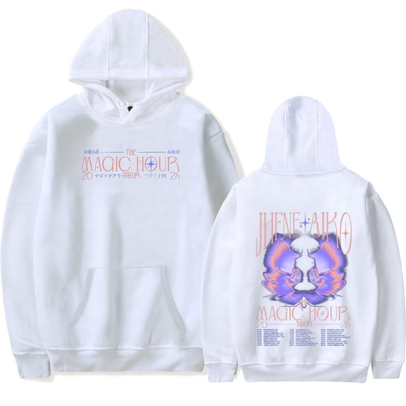 Jhené Aiko Merch Hoodies Hoodie Women/Men Winter Long Sleeve The Magic Hour Tour Sweatshirt