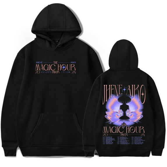 Jhené Aiko Merch Hoodies Hoodie Women/Men Winter Long Sleeve The Magic Hour Tour Sweatshirt