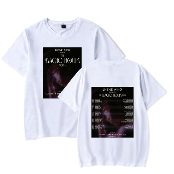 Jhené Aiko The Magic Hour Tour T-Shirt Merch Unisex Trend Casual Short Sleeve Top