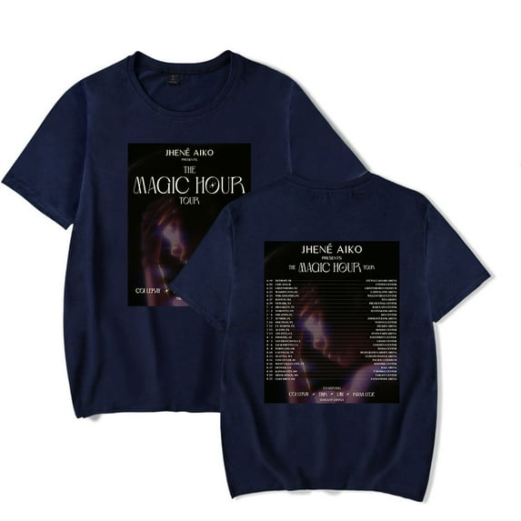 Jhené Aiko The Magic Hour Tour T-Shirt Merch Unisex Trend Casual Short Sleeve Top