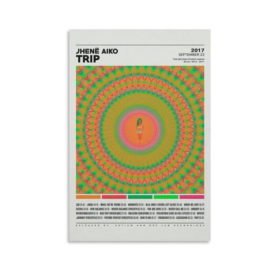 Jhene Aiko Canvas Poster Bedroom Decoration Landscape Office Valentine's Birthday Gift