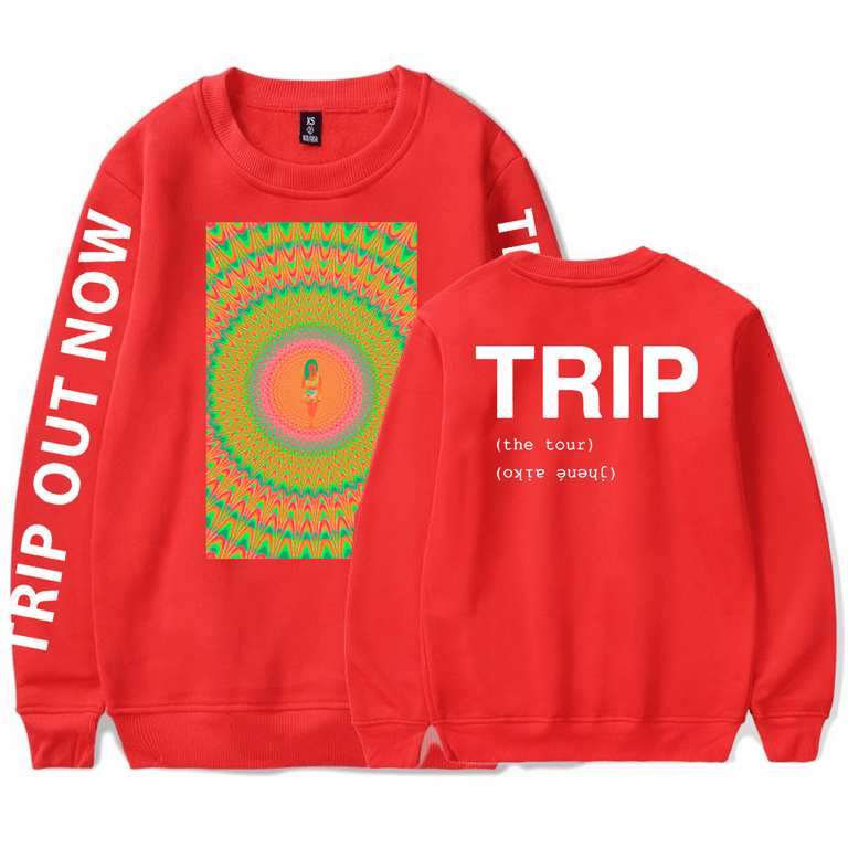 Jhene Aiko Merch Trip Album Crewncek Sweatshirt Merch Casual Sweatshirt Unisex Clothing Walmart