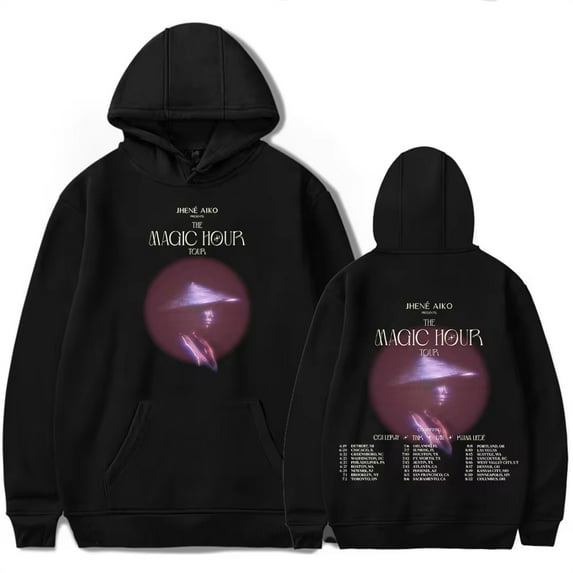 Jhene Aiko The Magic Hour Tour 2024 Hoodies Women Men Long Sleeve Casual Sweatshirt Clothes