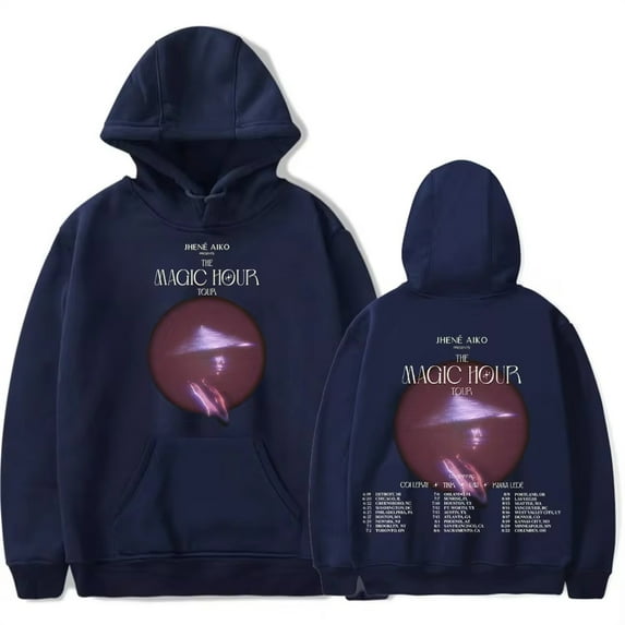 Jhene Aiko The Magic Hour Tour 2024 Hoodies Women Men Long Sleeve Casual Sweatshirt Clothes