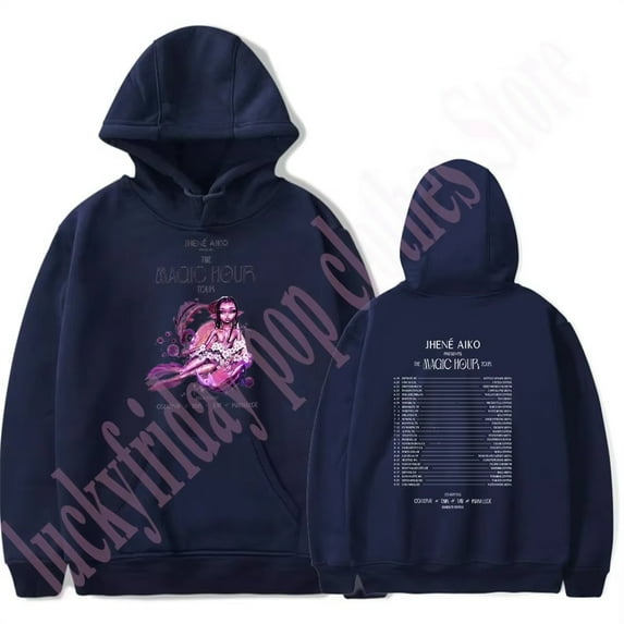 Jhene Aiko The Magic Hour Tour 2024 Hoodies Women Men Long Sleeve Casual Sweatshirt Clothes