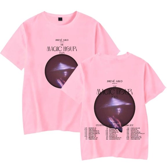 Jhene Aiko The Magic Hour Tour 2024 T-Shirt Merch Women/Men Unisex Summer Short Sleeve Tshirt Streetwear