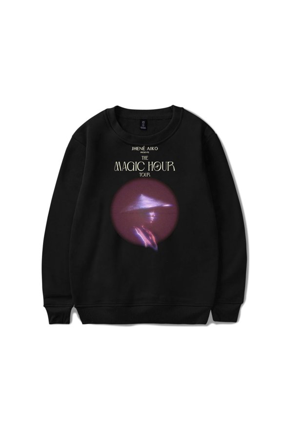 Jhene Aiko The Magic Hour Tour Sweatshirt Crewneck Sweater 2024 Unisex Fashion Long Sleeve