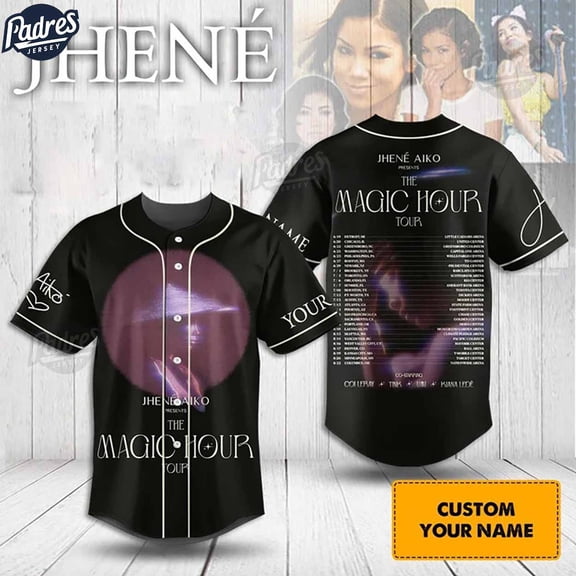 Jhene Aiko The Magic Tour Personalized Baseball Jersey Style