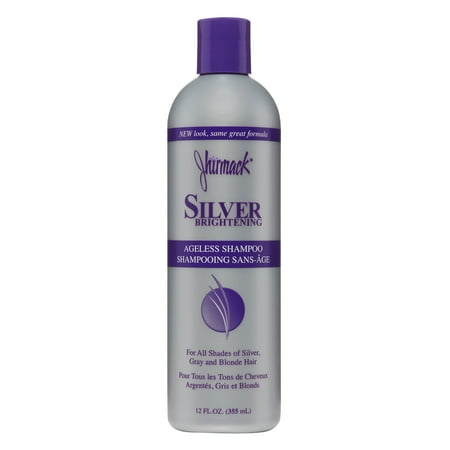 Jhirmack Brightening Purple Shampoo with Collagen, Tones Silver & Blonde Hair Shades, 12 fl oz