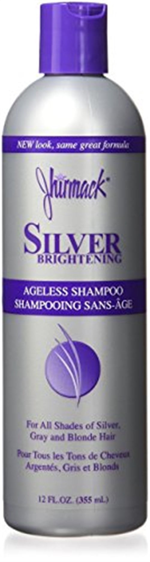 Jhirmack Silver Brightening Ageless Shampoo 12 oz (Pack of 6)
