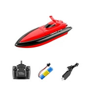 Jhomerit 2.4 Ghz Rc Boats for Kids and Adults 20Km/H Speed Durable Structure Innovative (Red)