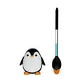 Jhomerit Toilet Brush Silicone Toilet Brush Penguin Toilet Brush