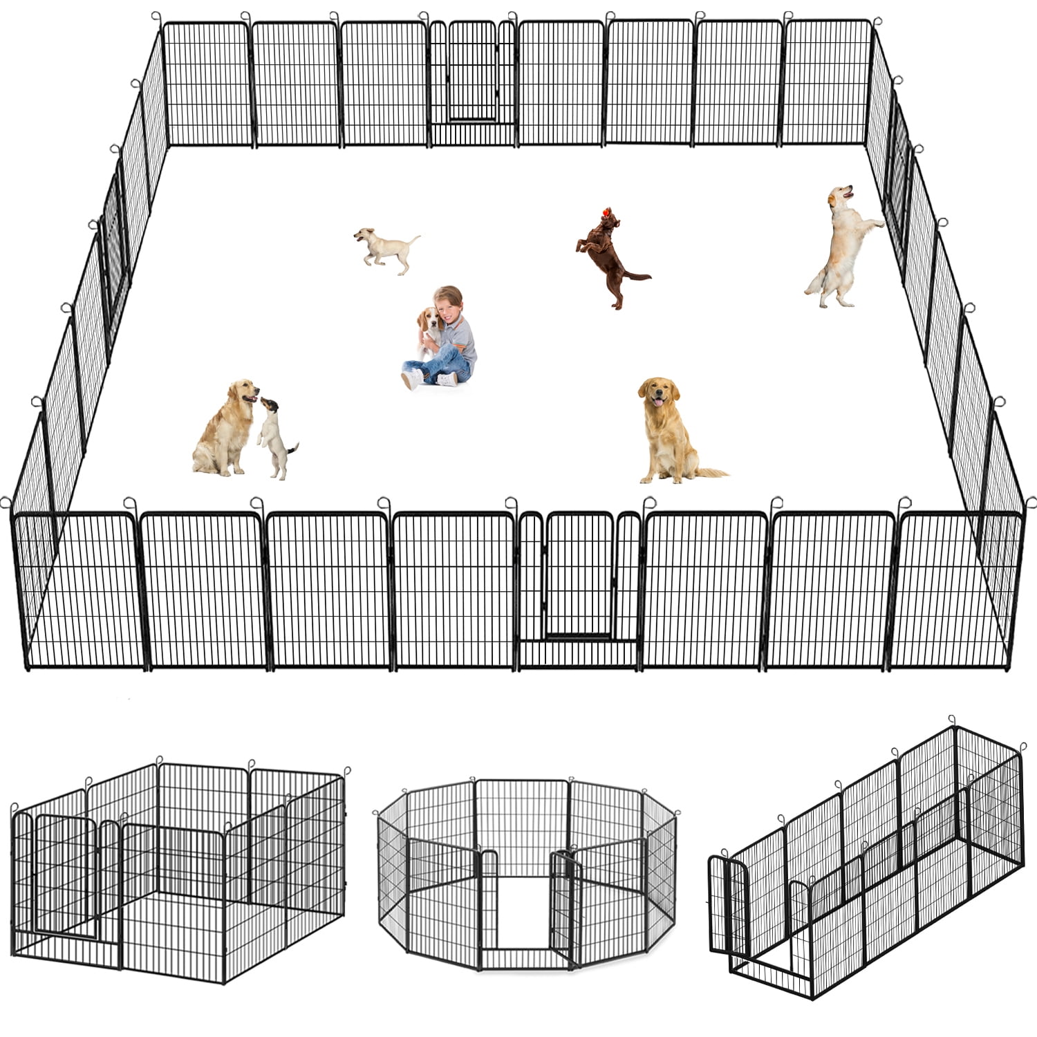 Jhsomdr Dog Playpen 28 Panels 40