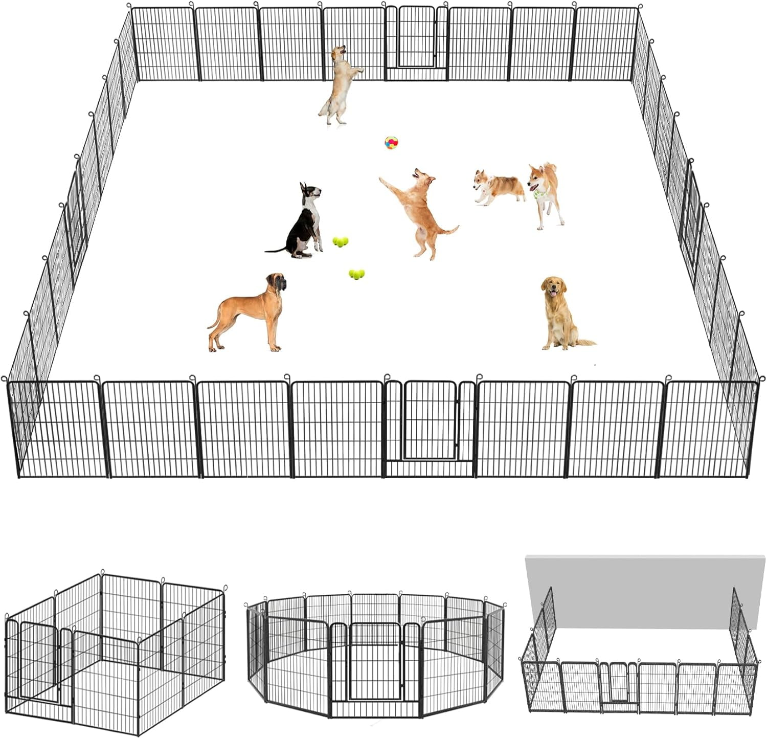 Photo inspiration: Fresh Look at Jhsomdr Portable Dog Playpen Indoor Outdoor Small Pets Exercise Pen