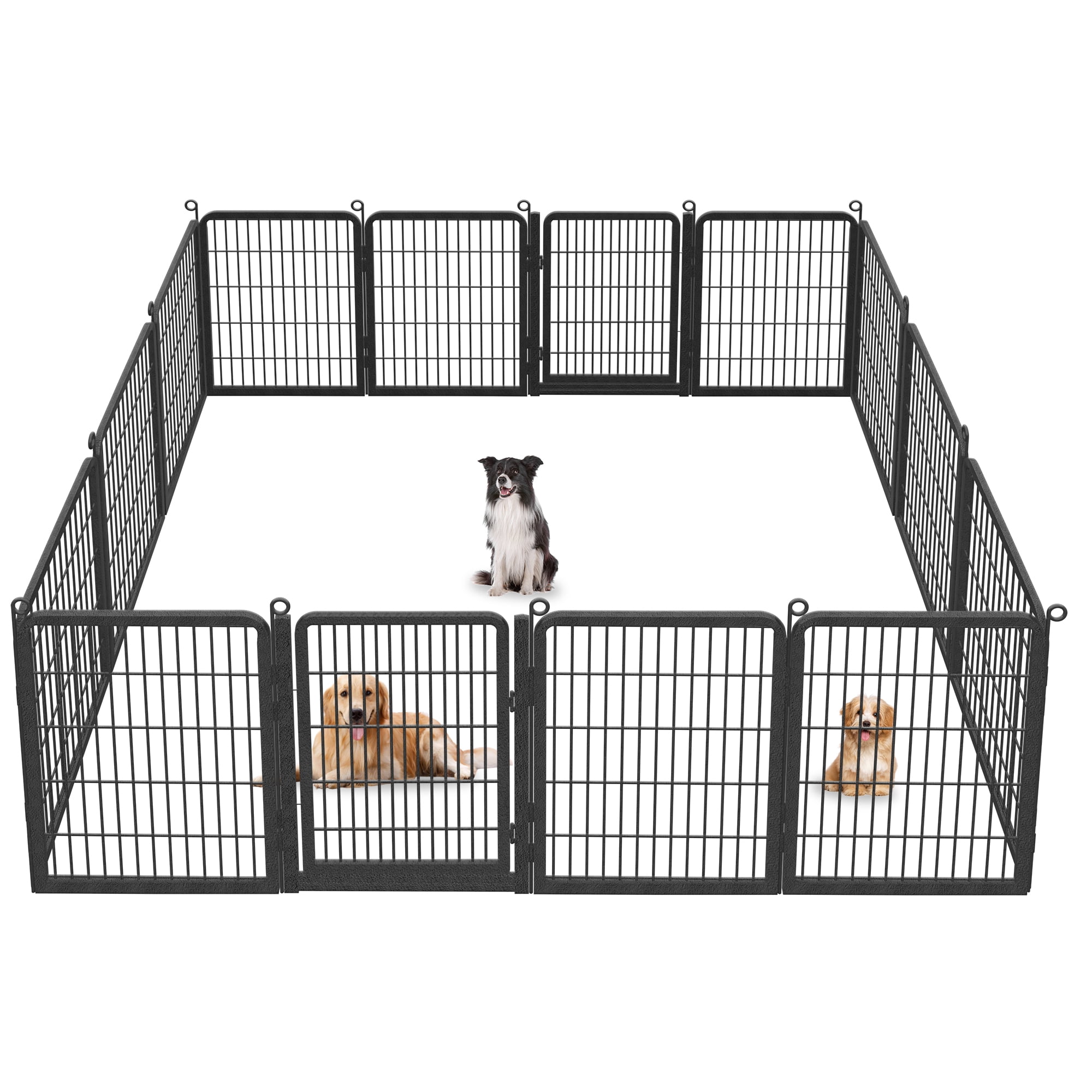 Jhsomdr Dog Playpen Outdoor 14 Panels 32