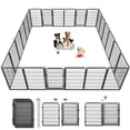 thumbnail image 1 of Jhsomdr Heavy Duty Dog Playpen 24 Panels 40"Height x 27"Width Dog Fence Exercise Pen with Doors Pet Puppy Outdoor Playpen Pen for RV, Camping, Yard, 1 of 7