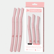 Jia Dermaplane Facial BioWheat Razor 3 Pack in Pale Peach