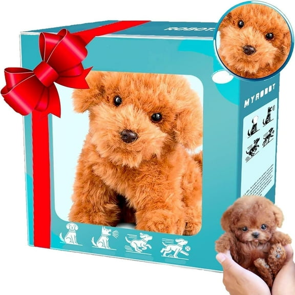 Jia Store Ai Robot Puppy - Realistic Robotic Dog with Walking, Barking, Tail Wagging, Acts Like a Real Pet