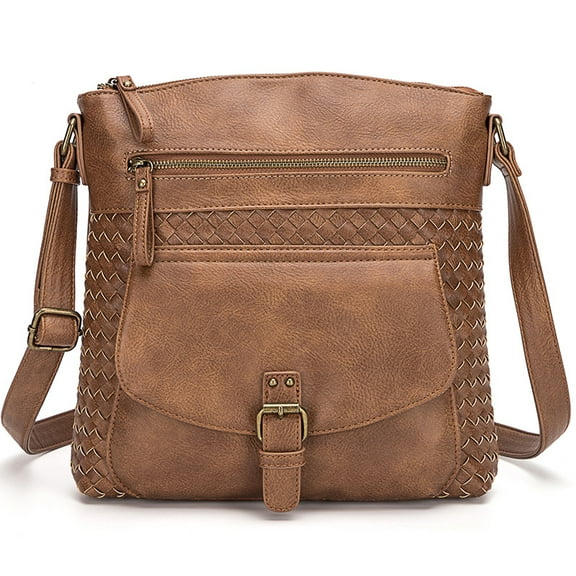 Jia Store Crossbody Bags for Women Shoulder Bag Purse PU Leather Soft Handbag Mother's Gifts