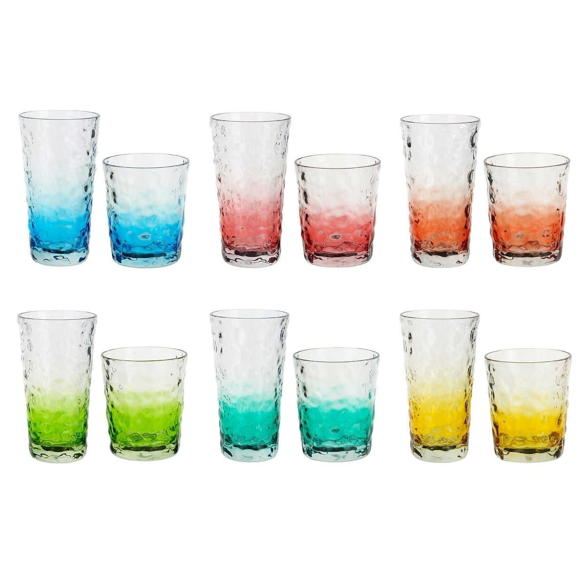 Jia Wei Tumbler Set, 12 Piece