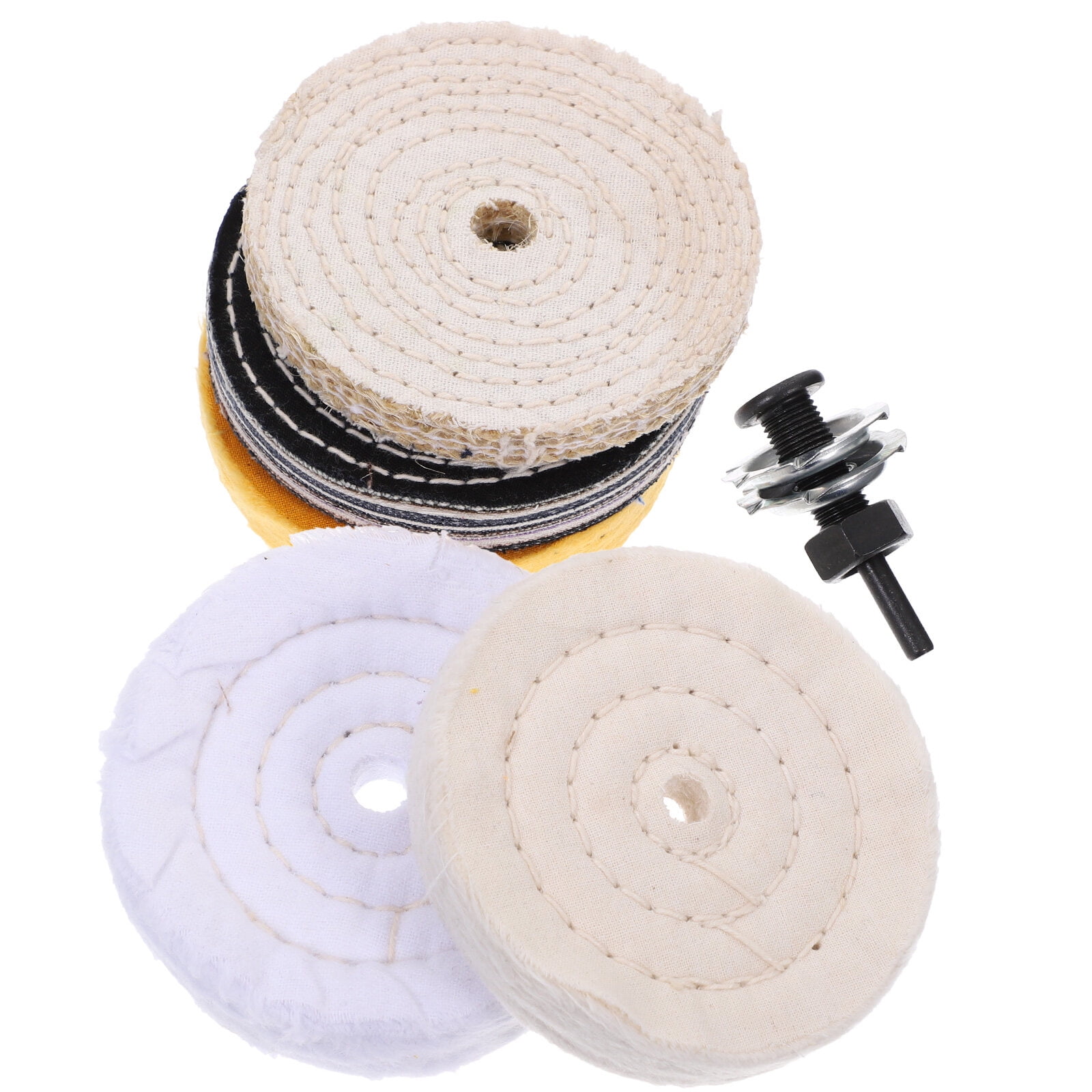 JiaHuin 1 Set Polishing Wheel For Drill Car Wax Buffer Car Detailing Polishing Pad