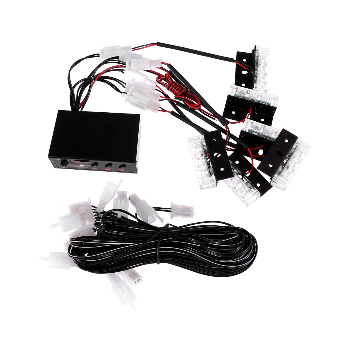 JiaHuin 18 LED Strobe Flash Warning Car Light Firemen Emergency High