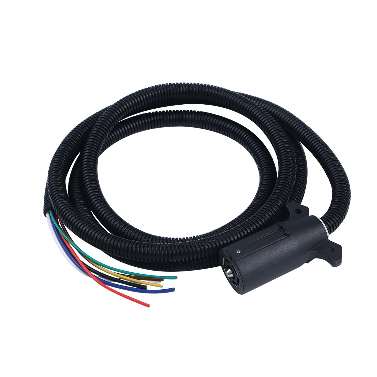 JiaHuin 2 .5m Trailer Wiring Bonded Wires Trailer Splicing 7 Pin