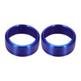thumbnail image 1 of Toyandona 2Pcs Blue Air Condition Button Rings Aluminum Alloy Easy Installation, 1 of 5