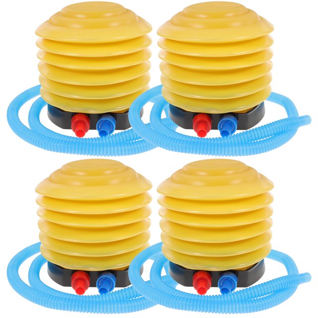 JiaHuin 4Pcs Portable Foot Pump Inflatables Pump Beach Ball Air Mattress Bed Foot Air Pump
