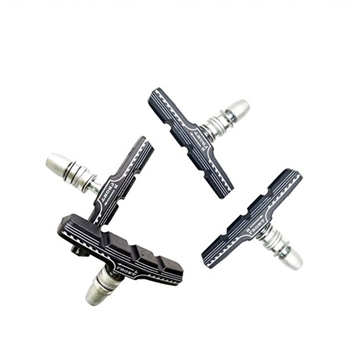JiaHuin Hybrid V Bike Brake Pads with Spacer and Hex Nut Bulk Complete