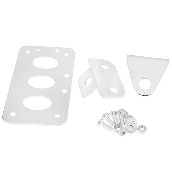 Toyandona Plate Bracket Plate Black 2Pcs