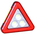 JiaHuin Triangle Emergency Warning Sign LED Lights Roadside Sign Safety