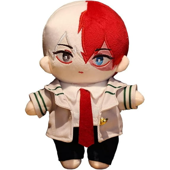 JiaToys My Hero Academia Plushies MHA Plush Doll Midoriya Izuku/Todoroki Shouto/Bakugo Katsuki Plush Stuff Dolls 20cm