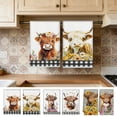 thumbnail image 1 of Jiaeri 2 Pack Highlands Cow Kitchen TowelsDish Towels for Kitchen24”x16” Dish Cloths Highly Absorbent Kitchen Linen Set with Hanging Loop Perfect for Drying Dishes Cleaning Towels, 1 of 7