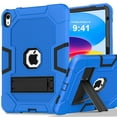 thumbnail image 1 of Jiahe Cover Case for iPad 10th Generation 2022, Protective Case with Kickstands, Hybrid Impact Resistant Shockproof & Sturdy for iPad 10th Gen 10.9 Inch Case 2022, Blue/black, 1 of 9