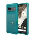 thumbnail image 1 of Jiahe Cover For Google Pixel 7 Hybrid Rugged Shockproof Card Pockets PU Leather Kickstand Magnetic Car Mount Case Cover,Green, 1 of 7