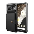 thumbnail image 1 of Jiahe Cover For Google Pixel 7 Pro 6.7 inch,Shockproof Wallet Credit Card Slot Compatible Magnetic Car Mount Kickstand Case Cover,Black, 1 of 7
