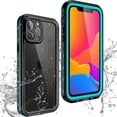 thumbnail image 1 of Jiahe Cover For iPhone 14 Pro,6.1 inch Waterproof Case,Shockproof Heavy Duty Phone Case,Built in Screen Protector Full Body Protection Cover,Blue, 1 of 7