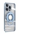 thumbnail image 1 of Jiahe Cover For iPhone 14 Pro Max 6.7 inch Case,Slim Shockproof Magnetic MagSafe Kickstand Transparent Case Cover,Support Magnetic Car Mount,Blue, 1 of 8