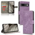 thumbnail image 1 of Jiahe Cover for Google Pixel 7, Magnetic Wallet Case with Credit Card Holder,Shockproof Folio Flip Leather Card Slot Stand with Wrist Strap and RFID Blocking Cover, purple, 1 of 1