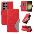 thumbnail image 1 of Jiahe Cover for Samsung Galaxy A03 Core, Wallet Case with Credit Card Holder,Rugged Magnetic Buckle Shockproof Folio Flip Leather Card Slot Stand Full Body Protection Case Cover, red, 1 of 6