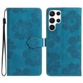 thumbnail image 1 of Jiahe Cover for Samsung Galaxy A03 Core, Wallet Phone Case，Premium Flip Leather with Hand Strap Shockproof Flower Pattern Case with Magnetic Clasp Card Holder Kickstand Case Cover, blue, 1 of 1