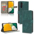thumbnail image 1 of Jiahe Cover for Samsung Galaxy A04E, Magnetic Wallet Case with Credit Card Holder,Shockproof Folio Flip Leather Card Slot Stand with Wrist Strap and RFID Blocking Cover, green, 1 of 4