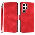 thumbnail image 1 of Jiahe Cover for Samsung Galaxy A24 4G, Wallet Case with Credit Card Holder, Hybrid Shockproof Flip Leather Magnetic Clasp Kickstand with Wristband Case Cover, red, 1 of 7