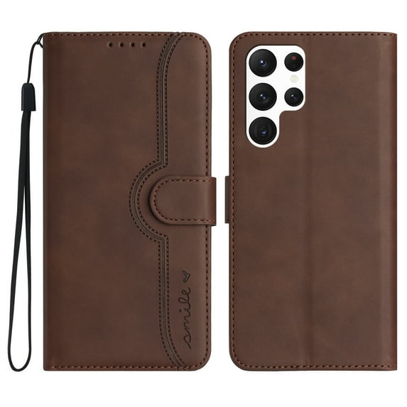 Jiahe Cover for Samsung Galaxy A54 5G, Wallet Case with Credit Card Holder,Shockproof Magnetic Anti-Scratch Premium Leather Cover with Card Slots Kickstand Cover Case, brown