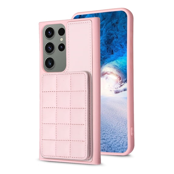 Jiahe Cover for Samsung Galaxy A54 5G, Wallet Case with PU Leather Card Holder,Hybrid Shockproof Back Flip Wallet Card Slots Kickstand Phone Protective Cover, pink