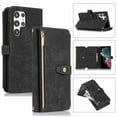 thumbnail image 1 of Jiahe Cover for Samsung Galaxy Note 20 Ultra, Mulit-Function Wallet Case,Flip Leather Zipper Card Holder Stand with Adjustable Shoulder Strap Full Body Protection Case Cover, black, 1 of 7
