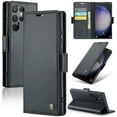 thumbnail image 1 of Jiahe Cover for Samsung Galaxy Note 20 Ultra, Wallet Case with Card Holder Stand,with RFID Blocking Hybrid Shockproof Magnetic Clasp Flip Leather Full Body Protection Case Cover, black, 1 of 7
