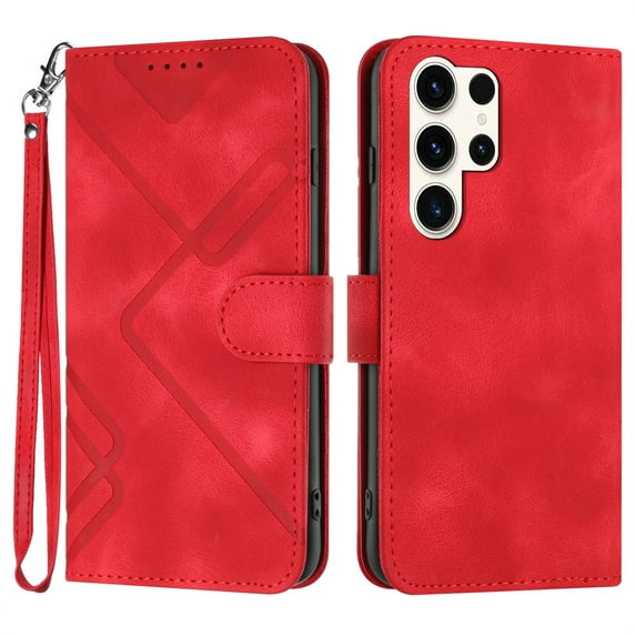 Jiahe Cover for Samsung Galaxy S20 FE, Wallet Case with Credit Card Holder, Hybrid Shockproof Flip Leather Magnetic Clasp Kickstand with Wristband Case Cover, red